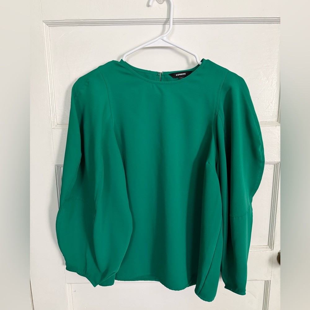 Express Vibrant Green Women's Blouse